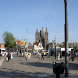 amsterdam central station in Amsterdam, Noord Holland, Netherlands