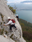 Comme dans les "parc aventure", on ne se d&eacute;croche jamais de la ligne de vie