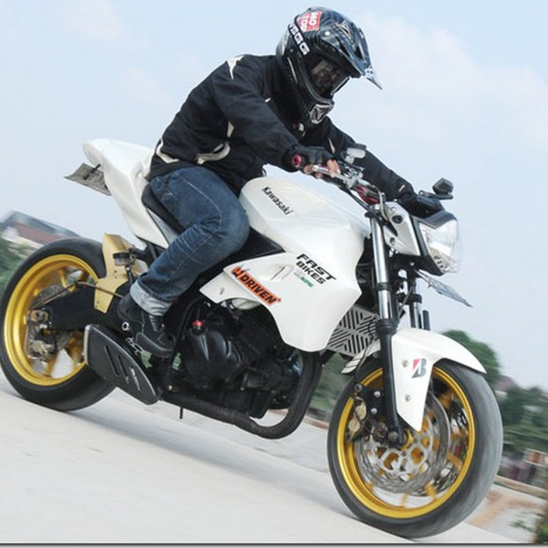Modification Kawasaki Ninja 250R White undertail