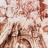 "Le morceau du ciel pour Héloïse..." 1996; C3 C5/eau-forte, aquatinte; 34.5 x 52 cm