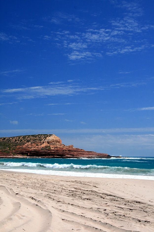 Beach and headland Kalbarri