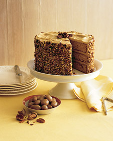 Pecans are also great in a butterscotch cake Pecans are also great in a butterscotch cake