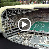 The Allianz Arena - the larget lego creation in the world - 5 meters across, 1 meter high, 1.5 tons The Allianz Arena - the larget lego creation in the world - 5 meters across, 1 meter high, 1.5 tons