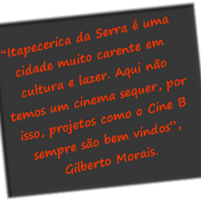 Cine B comemora o Sucesso em Itapecerica da Serra.