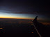 Sunset from the Airplane