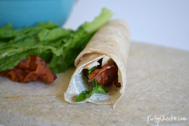 Chicken Bacon Ranch Wrap Bites by Poofy Cheeks