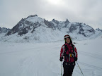 At the end of the Vallée Blanche