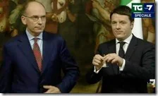 Enrico Letta e Matteo Renzi