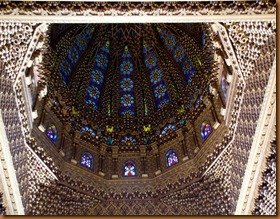 Rabat, cupola at tomb of mahommed V