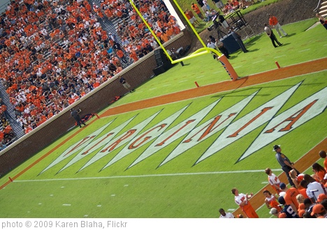 'Virginia endzone' photo (c) 2009, Karen Blaha - license: http://creativecommons.org/licenses/by-sa/2.0/