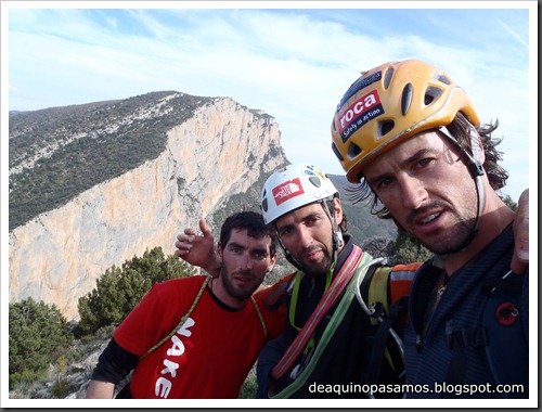 Via CADE 550m 6c (V A0 Oblig) (Pared de Aragon, Mont-Rebei) (Victor) 0069 Via CADE 550m 6c (V A0 Oblig) (Pared de Aragon, Mont-Rebei) (Victor) 0069