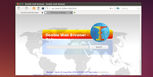 Dooble Web Browser in Ubuntu Linux