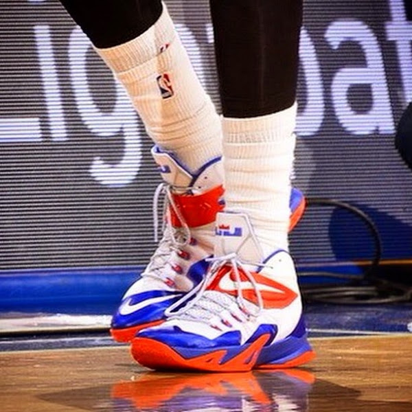 Wearing Brons Amare Stoudemire8217s Soldier 8 Knicks PEs x2