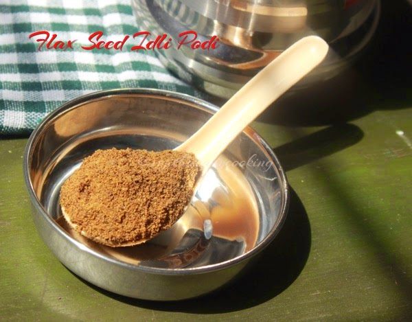 Flax seed Idli podi1