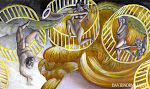 "Samsara", (detail), acrylic on canvas, 2012
