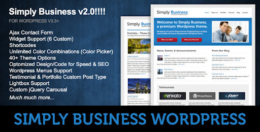 Simply Business - Wordpress - Business Corporate
