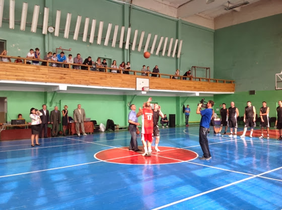 Матч ветеранов баскетбола Алчевска и Луганска - 2013