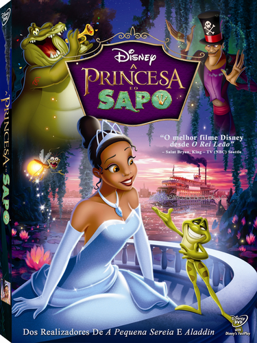 capa A Princesa e o Sapo [Versão portuguesa]