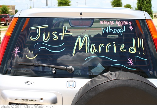 'Just Married' photo (c) 2011, Chris Waits - license: http://creativecommons.org/licenses/by/2.0/