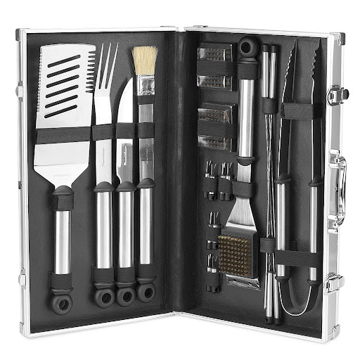 All of your grill tools have a place in this nifty briefcase. (uncommongoods.com) All of your grill tools have a place in this nifty briefcase. (uncommongoods.com)
