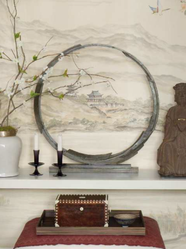 The wall fabric is stunning. (Matthew Patrick Smyth, Inc.)