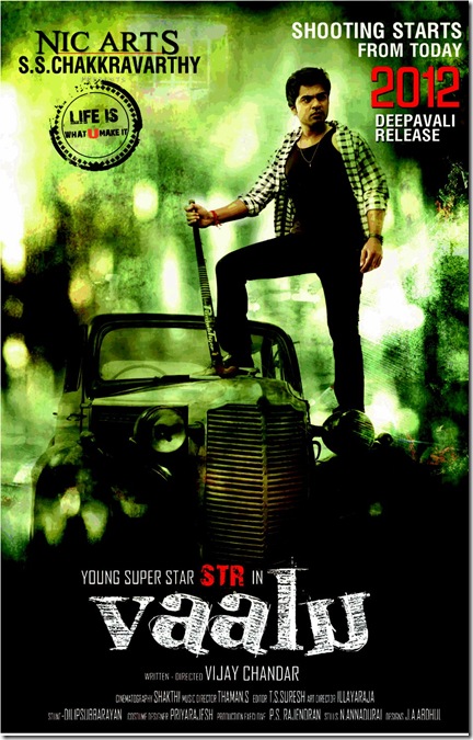 Stylish Simbu in Vaalu Movie Posters