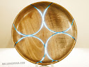 SOLD! - Malibu: Maple & resin, 14in. diam.