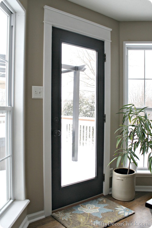 black interior doors