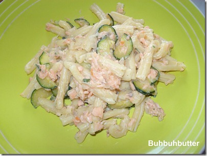 Casarecce salmone e zucchine