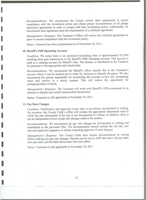 Management Letter 2011 CPA Audit 12