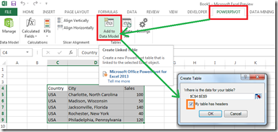 Add to data model