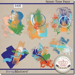 free ink splash scrapbook kit