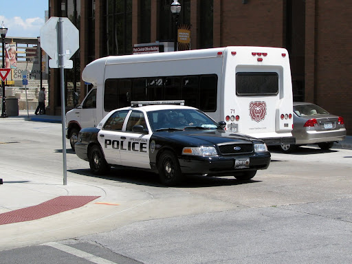 Springfield Police on patrol in downtown Springfield. (Photo credit: Jeremy Shreckhise)