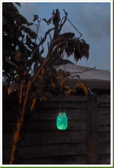 Glowstick lantern...