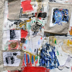 Detail: Untitled acrylic collage on canvas 109"x71" (180x278 cm) $200,000 DSCF0329 copy.jpg