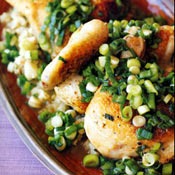 Braised Chicken Scallions Braised Chicken Scallions