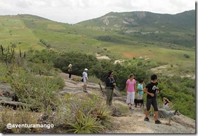 Chegando à Pedra do Lagarto