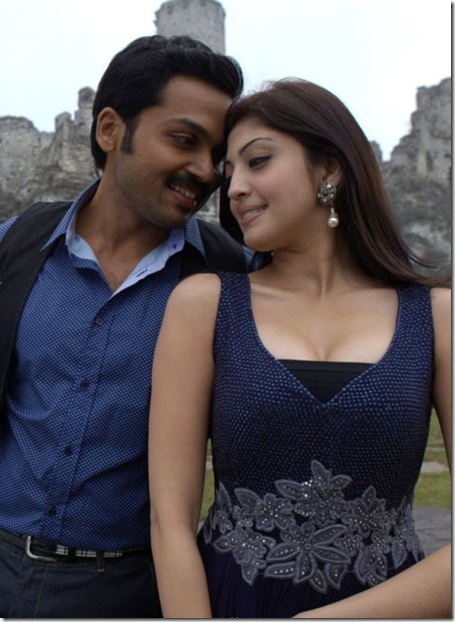 Karthi Pranitha in Saguni New Stills