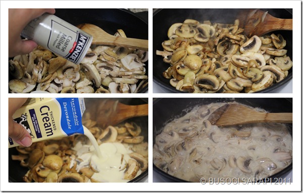 EASY MUSHROOM SAUCE STEP5-8© BUSOG! SARAP! 2011