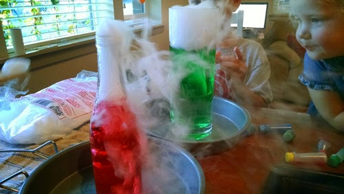 Dry Ice and Water