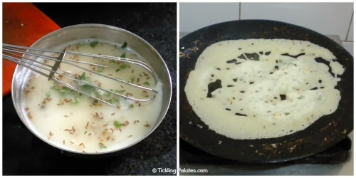 How to make Onion Rava Dosa