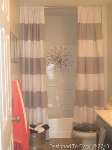 Striped Shower Curtain Striped Shower Curtain