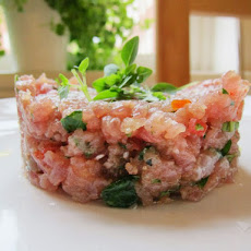 Tuna, Tomato, and Basil Tartare