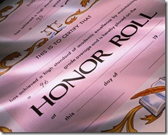 Honor Roll Honor Roll