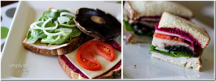 Beet sandwich