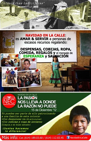 Navidad en la calle 2012 Chihuahua ayuda evento beneficencia 1 Navidad en la calle 2012 Chihuahua ayuda evento beneficencia 1