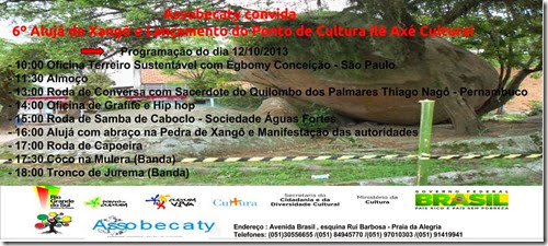 Convite Oficial do Ponto de Cultura Convite Oficial do Ponto de Cultura