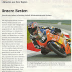 Toni 2010 geehrt als bester Sportler im Motorradbereich ADAC Sachsen 22.01.2011