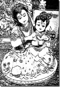 [Krishna with mother Yashoda]