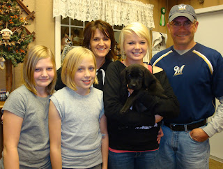 The Cave Family with Rushwind's Madhatter.  "Hattie"